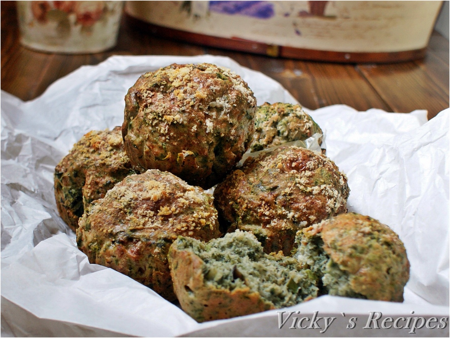 Briose cu urzici si branza