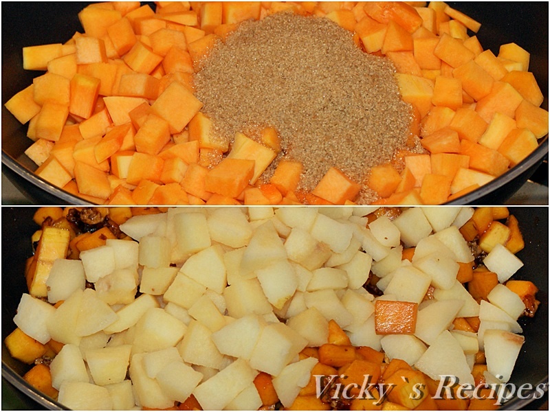 Tarte cu dovleac si gutuie caramelizate (de post)