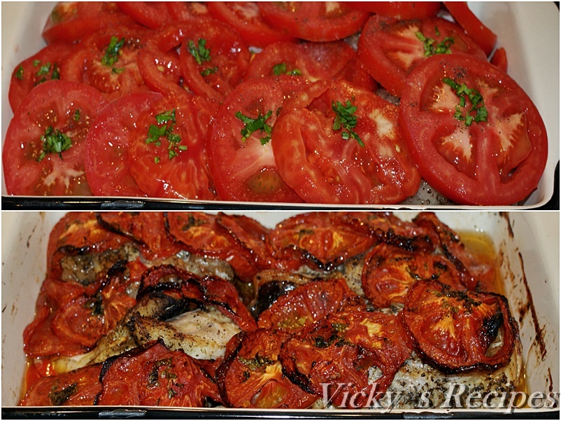 Peste (somn) la cuptor pe pat de legume