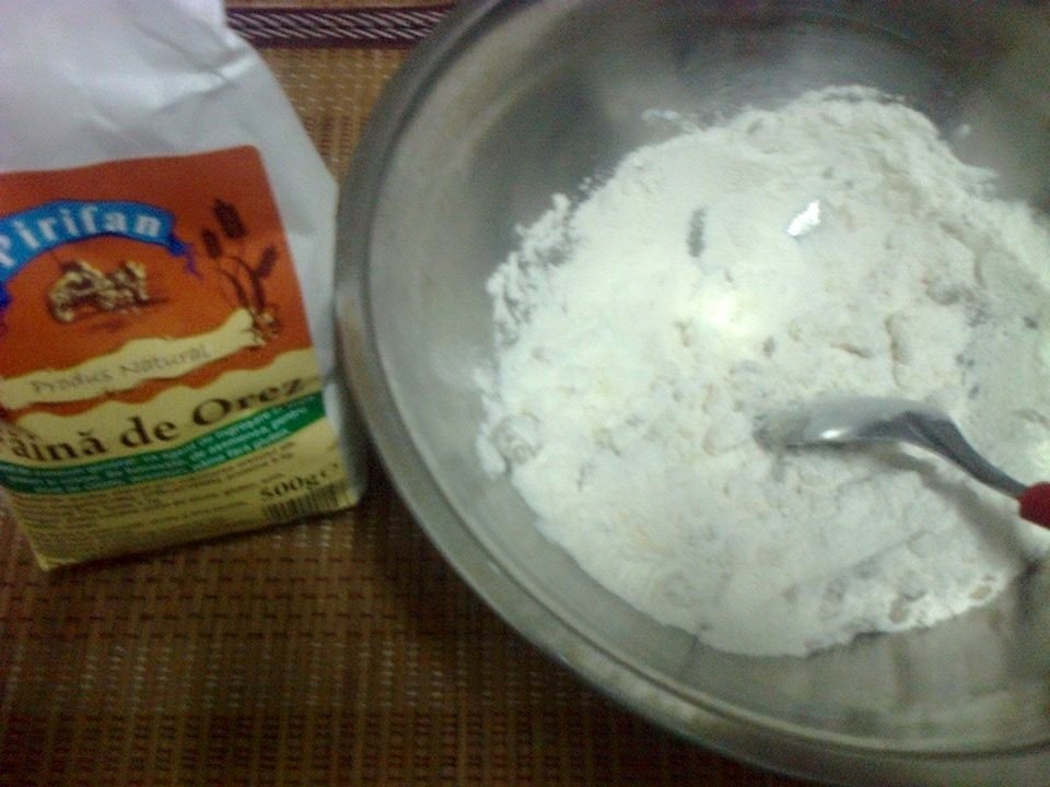 Turtite din faina de orez fara gluten