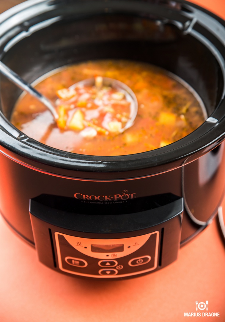 Supa de legume la slow cooker Crock-Pot