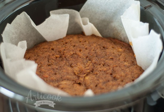 Tort de morcovi la slow cooker Crock Pot