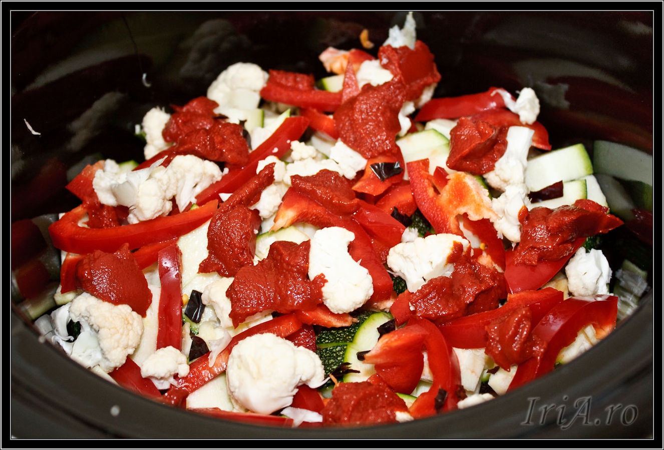 Ghiveci de legume la slow cooker Crock Pot