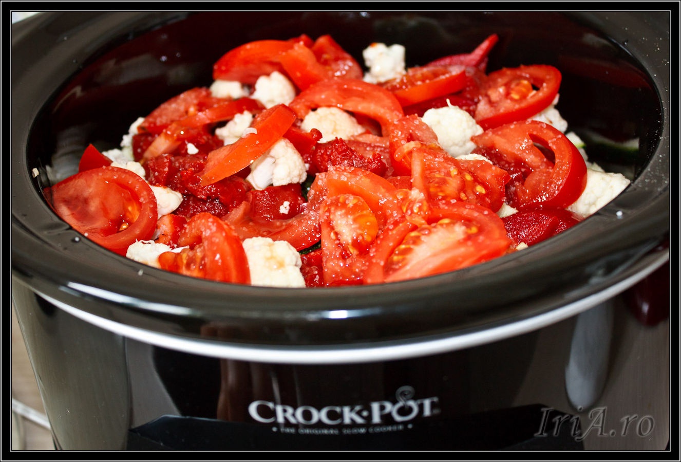 Ghiveci de legume la slow cooker Crock Pot
