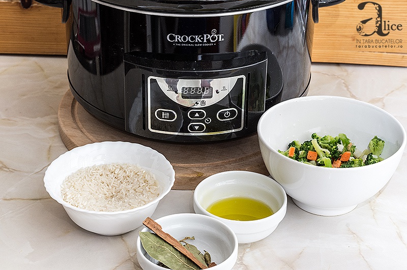 Orez vegetarian la slow cooker Crock Pot