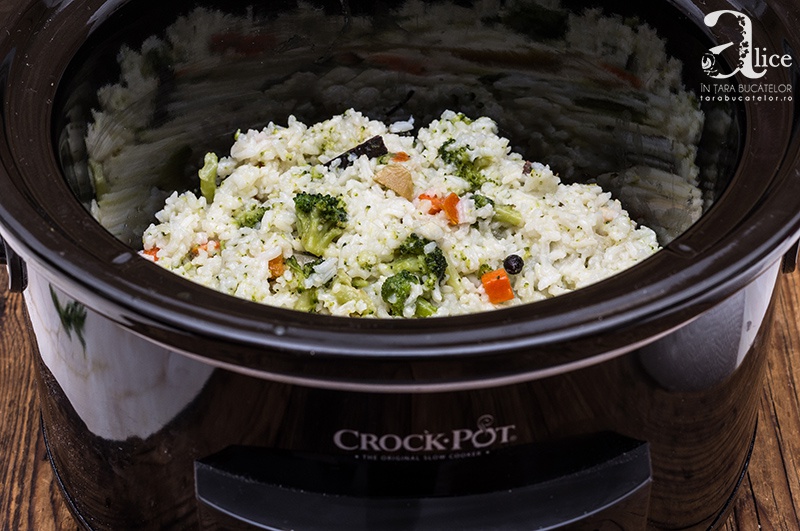 Orez vegetarian la slow cooker Crock Pot