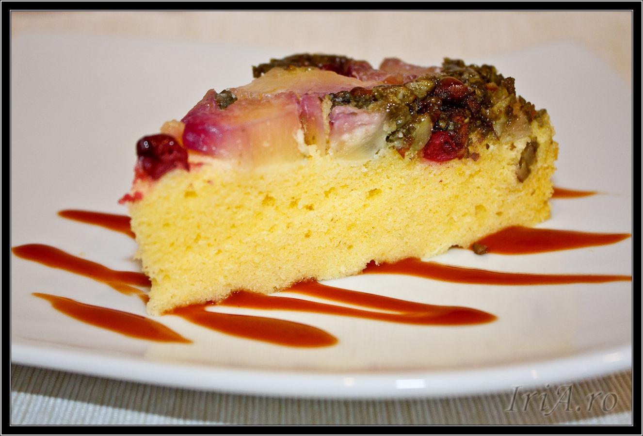 Prajitura rasturnata cu ananas, la slow cooker Crock Pot