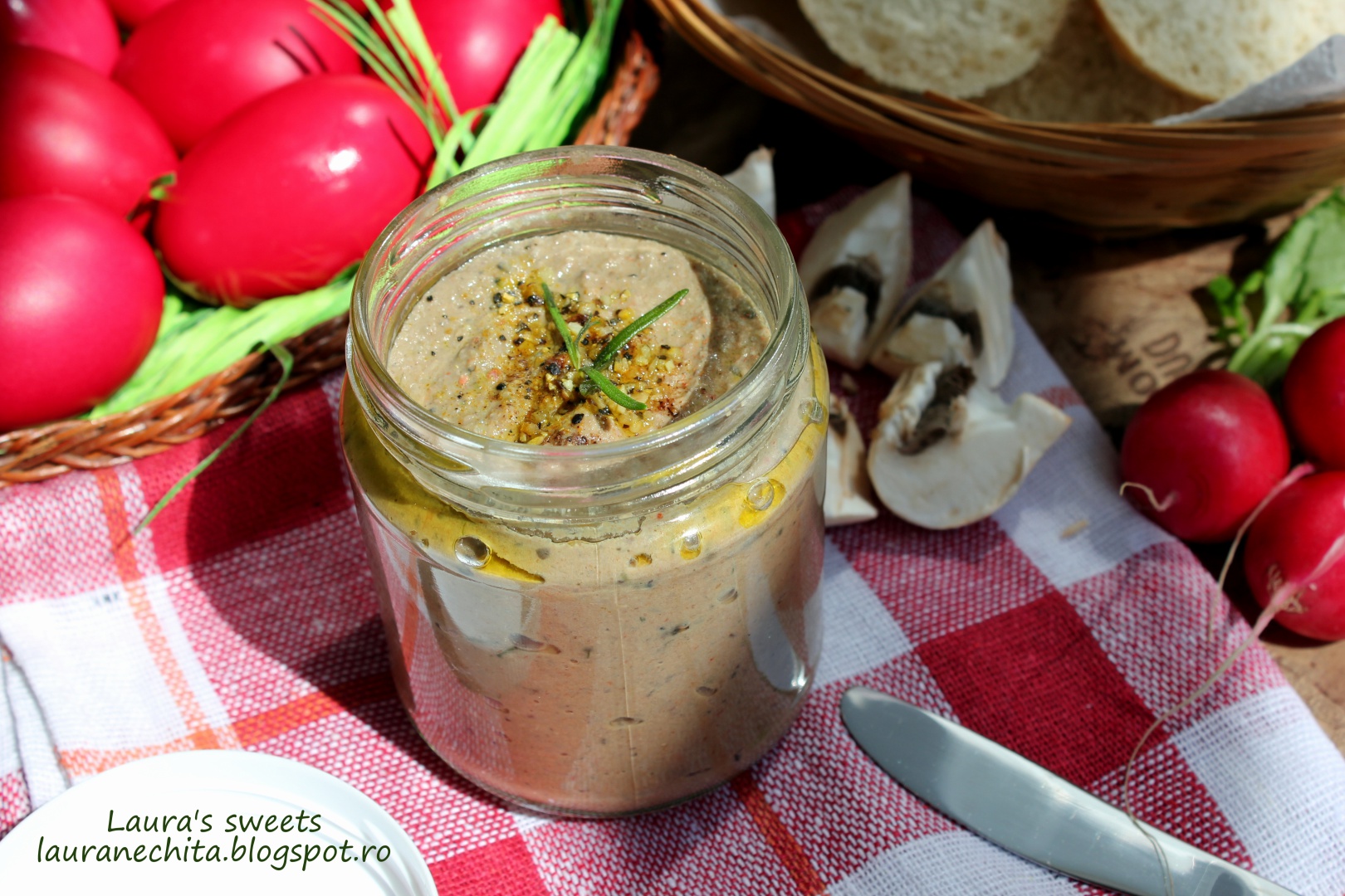 Pate de casa cu ciuperci