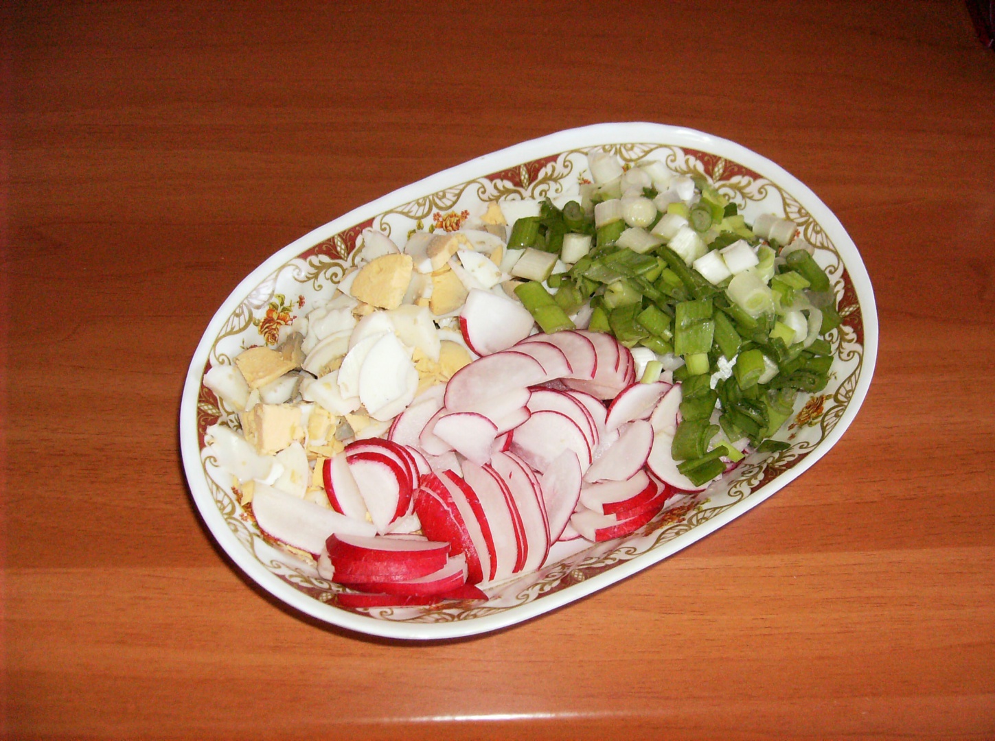 Salata de ridichi cu oua ramase de la Pasti