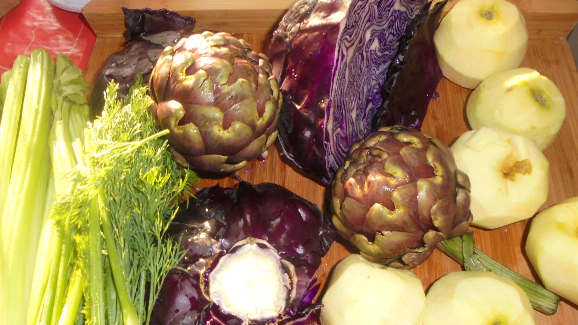 Varza rosie dulce cu mere