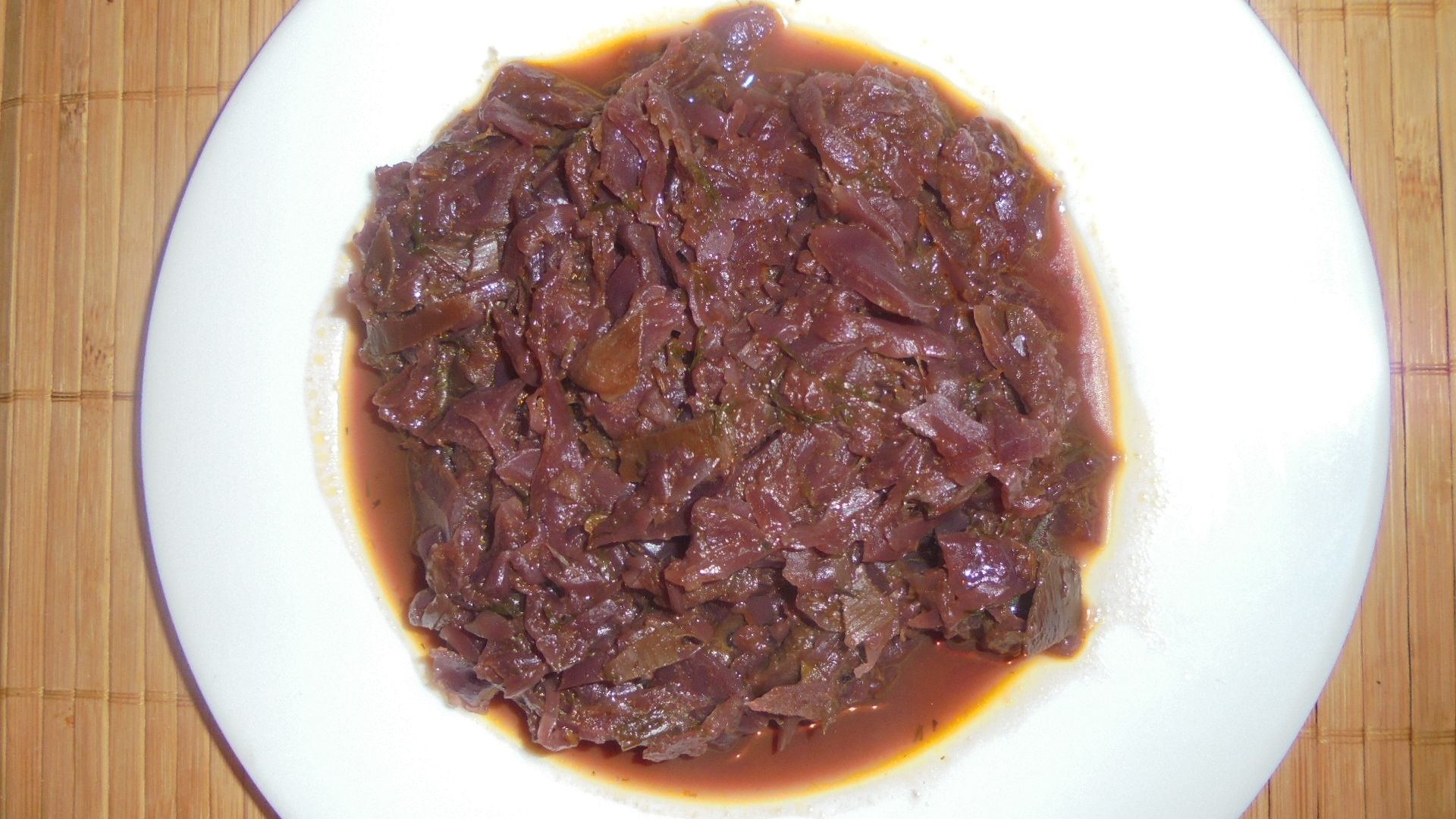 Varza rosie dulce cu mere