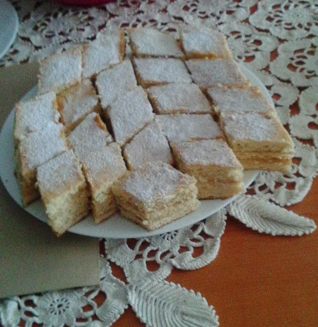 Foi cu crema de vanilie