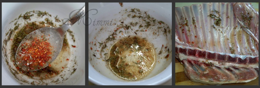 Coronita din coaste de miel