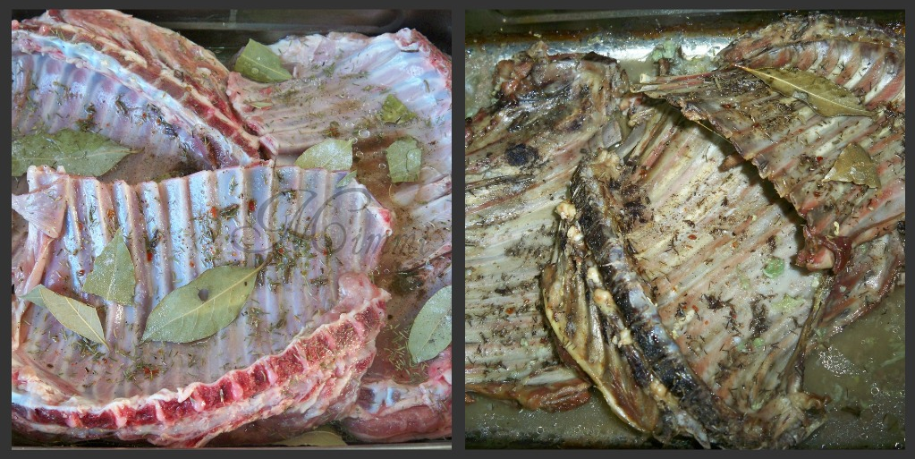 Coronita din coaste de miel