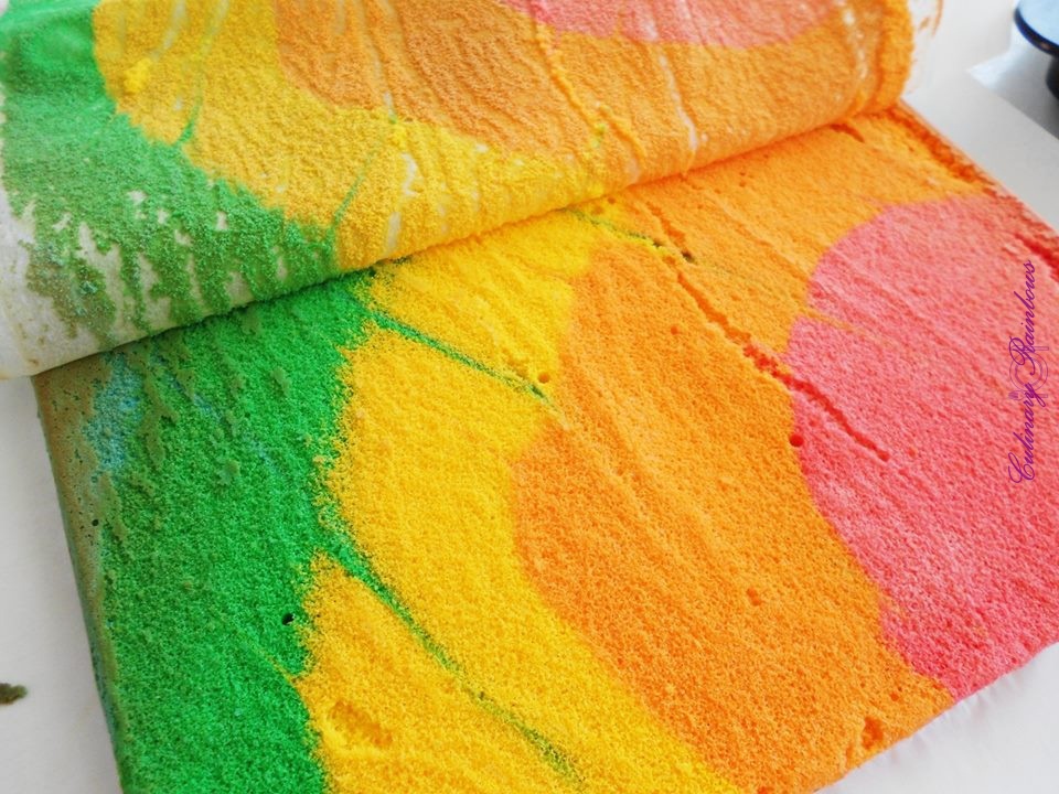 Ruladă curcubeu by Culinary Rainbow