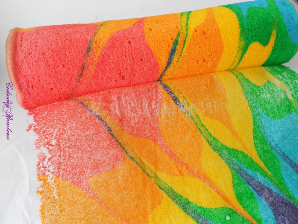 Ruladă curcubeu by Culinary Rainbow