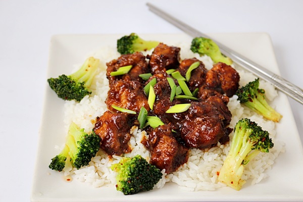 Puiul generalului Tso la slow cooker Crock Pot