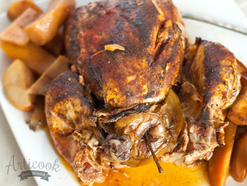 Pui intreg la slow cooker Crock Pot