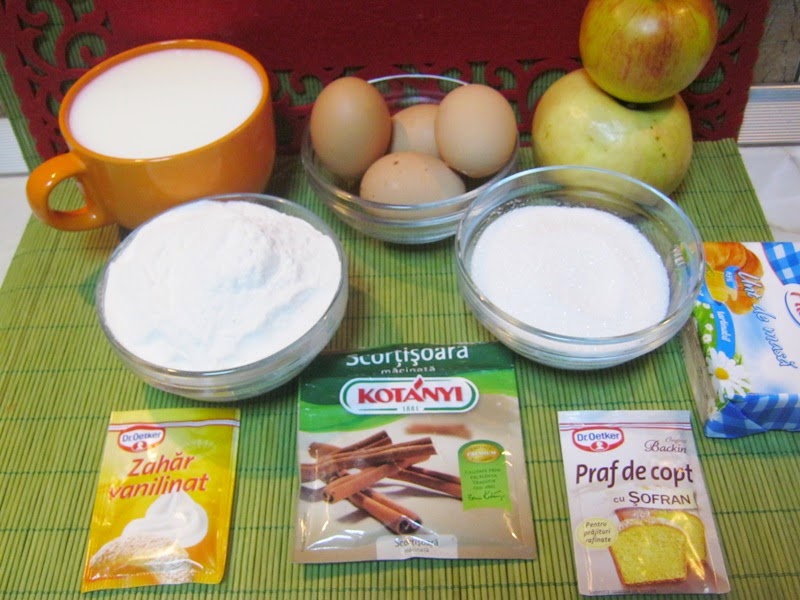 Clatite cu mar si scortisoara