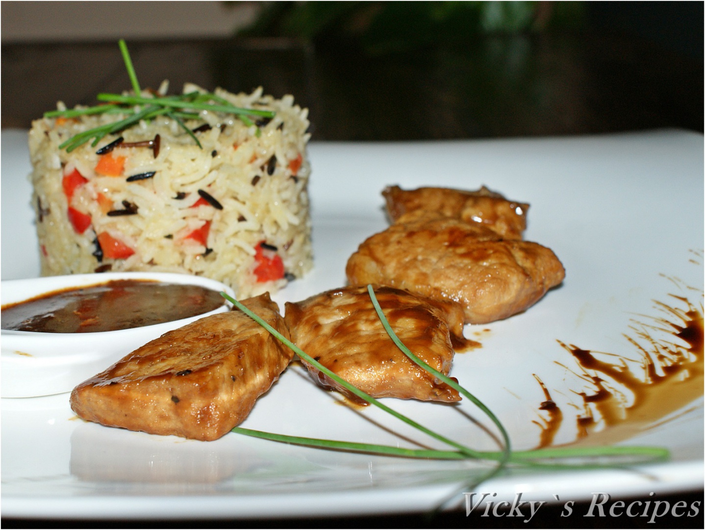 Muschiulet de porc in sos de soia