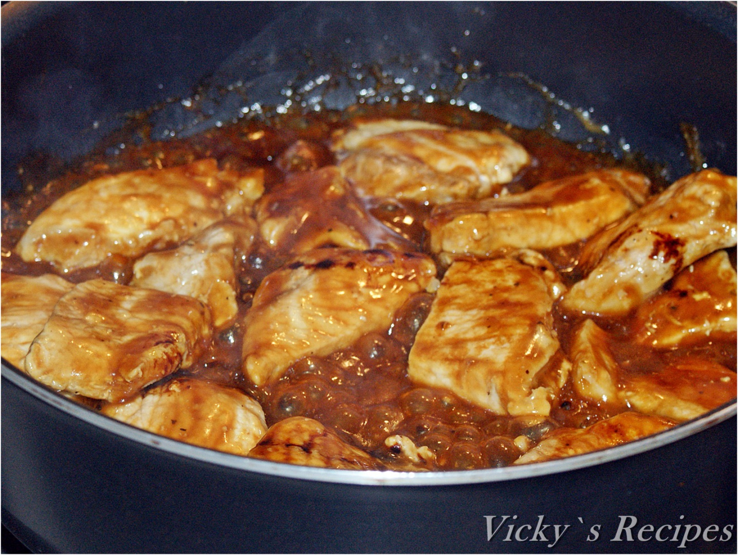 Muschiulet de porc in sos de soia