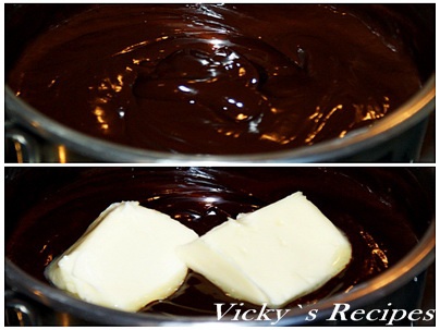 Prajitura cu ciocolata, capsuni si crema de smantana