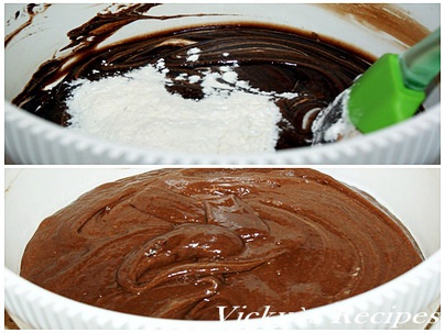 Prajitura cu ciocolata, capsuni si crema de smantana