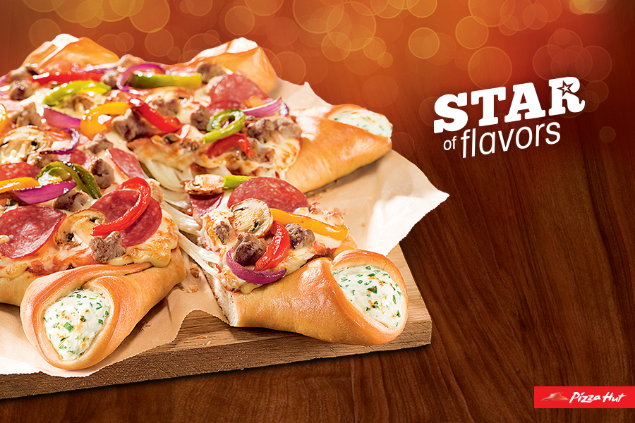O nouă inovație la Pizza Hut și Pizza Hut Delivery: blatul Star of flavors