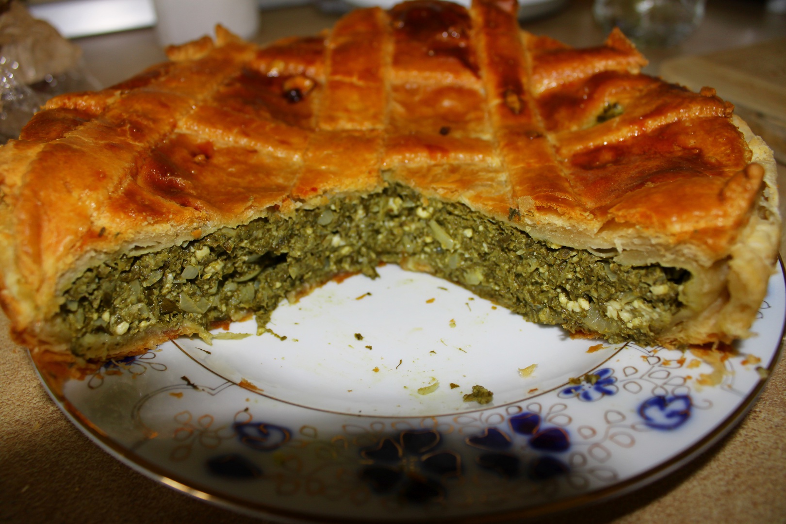 Placinta cu spanac si branza