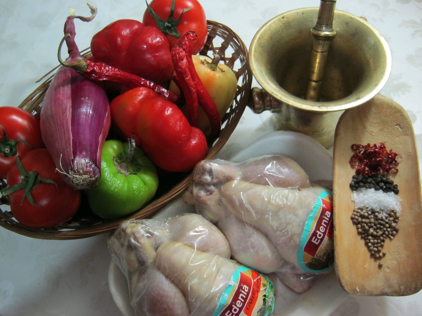 Puisor la gratar cu legume