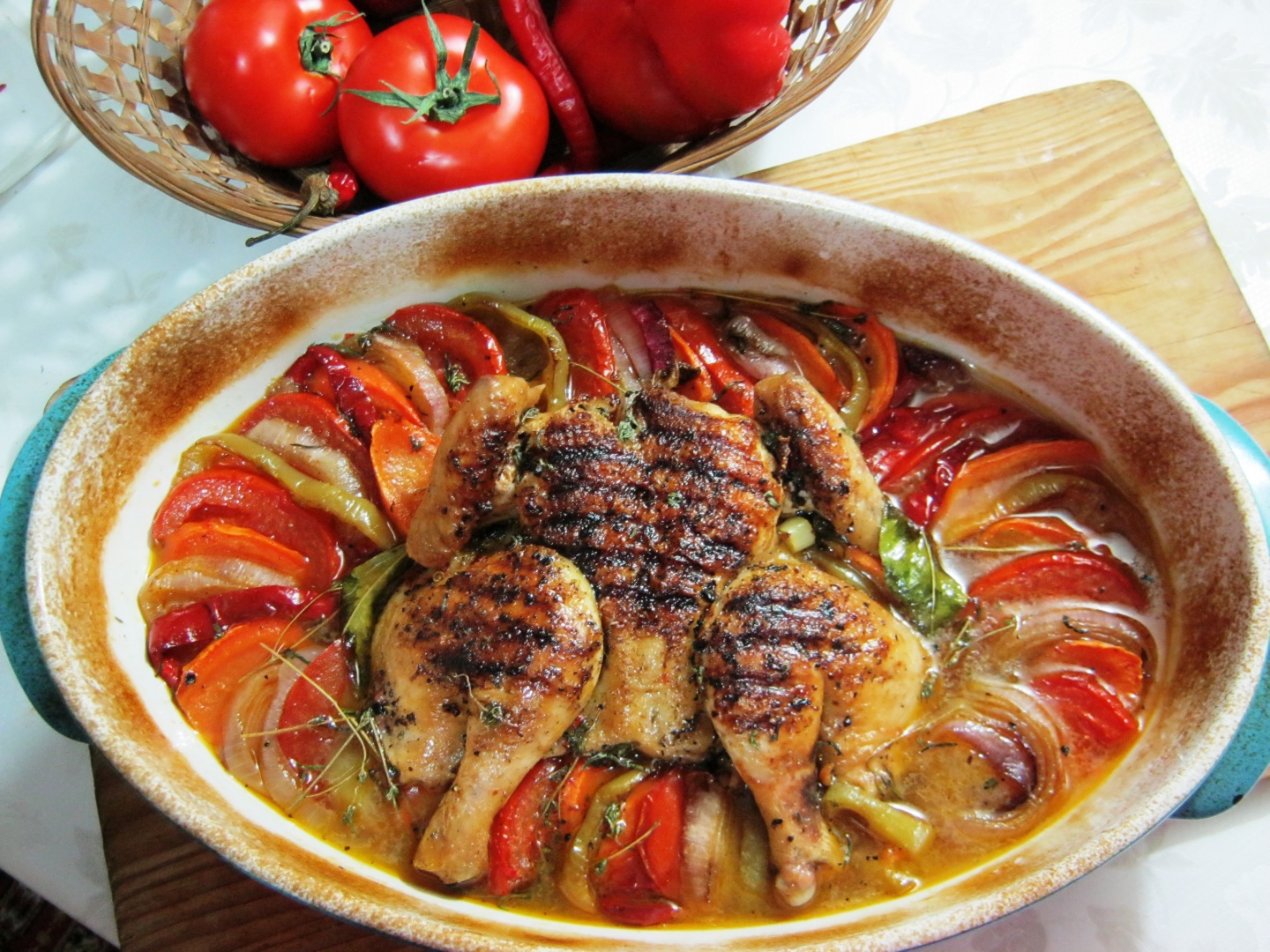 Puisor la gratar cu legume