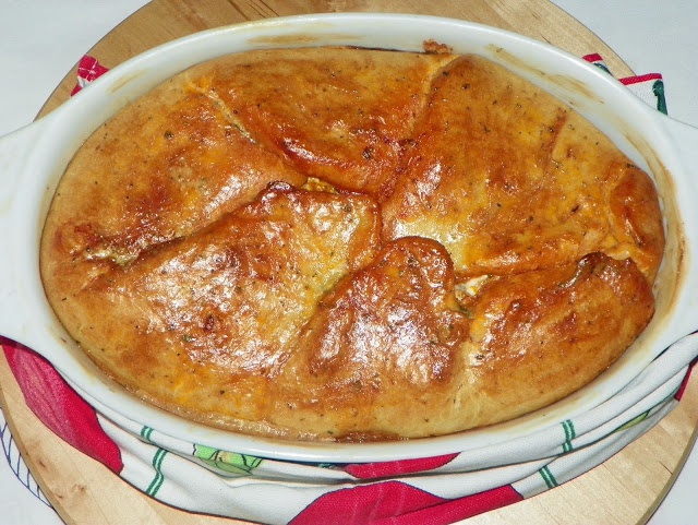 Placinta taraneasca cu carne de porc