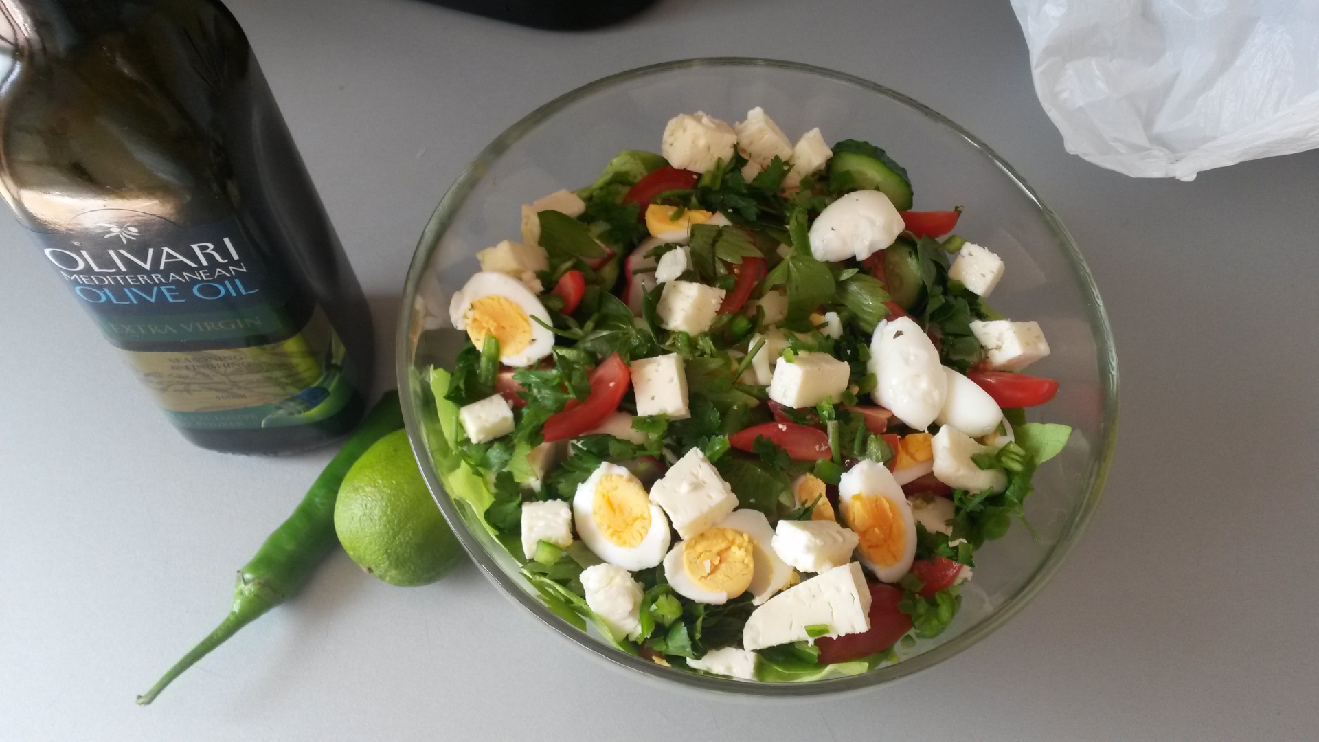 Salata de primavara cu oua