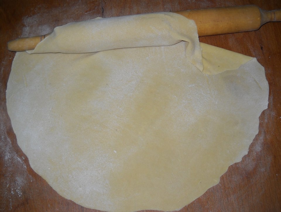 Supa de curcan cu taitei de casa