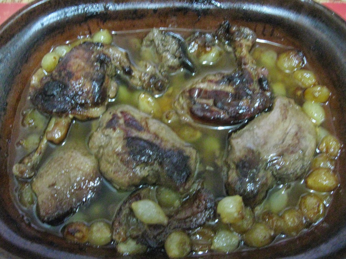 Friptura de rata cu sos de portocale si arpagic