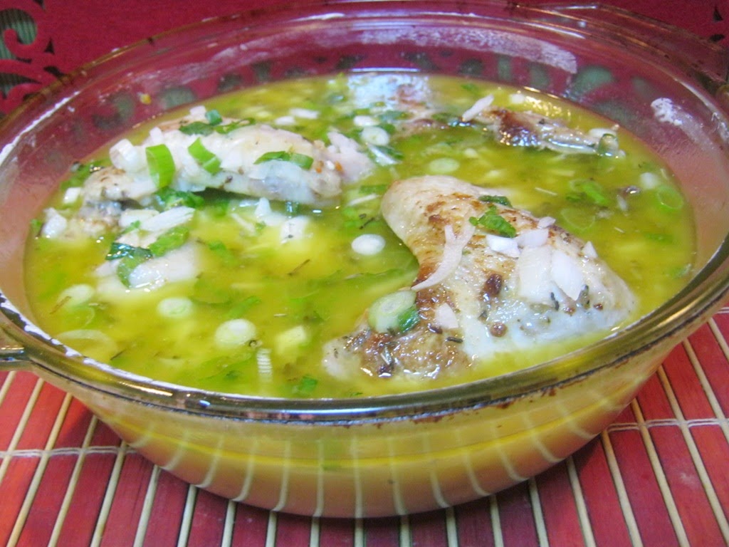 Fricasse de pui cu salvie si cus-cus