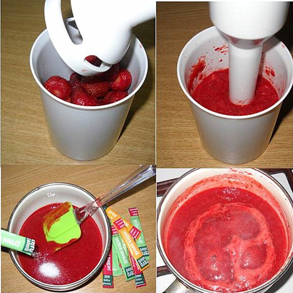 Rulada cu mousse de capsuni, reteta fara zahar