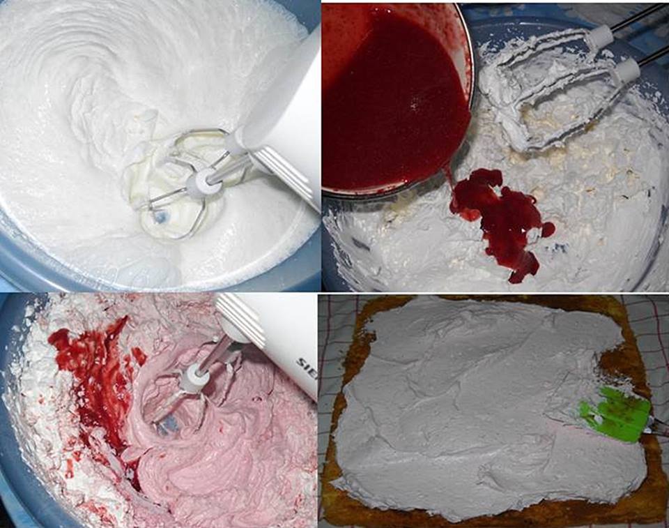 Rulada cu mousse de capsuni, reteta fara zahar