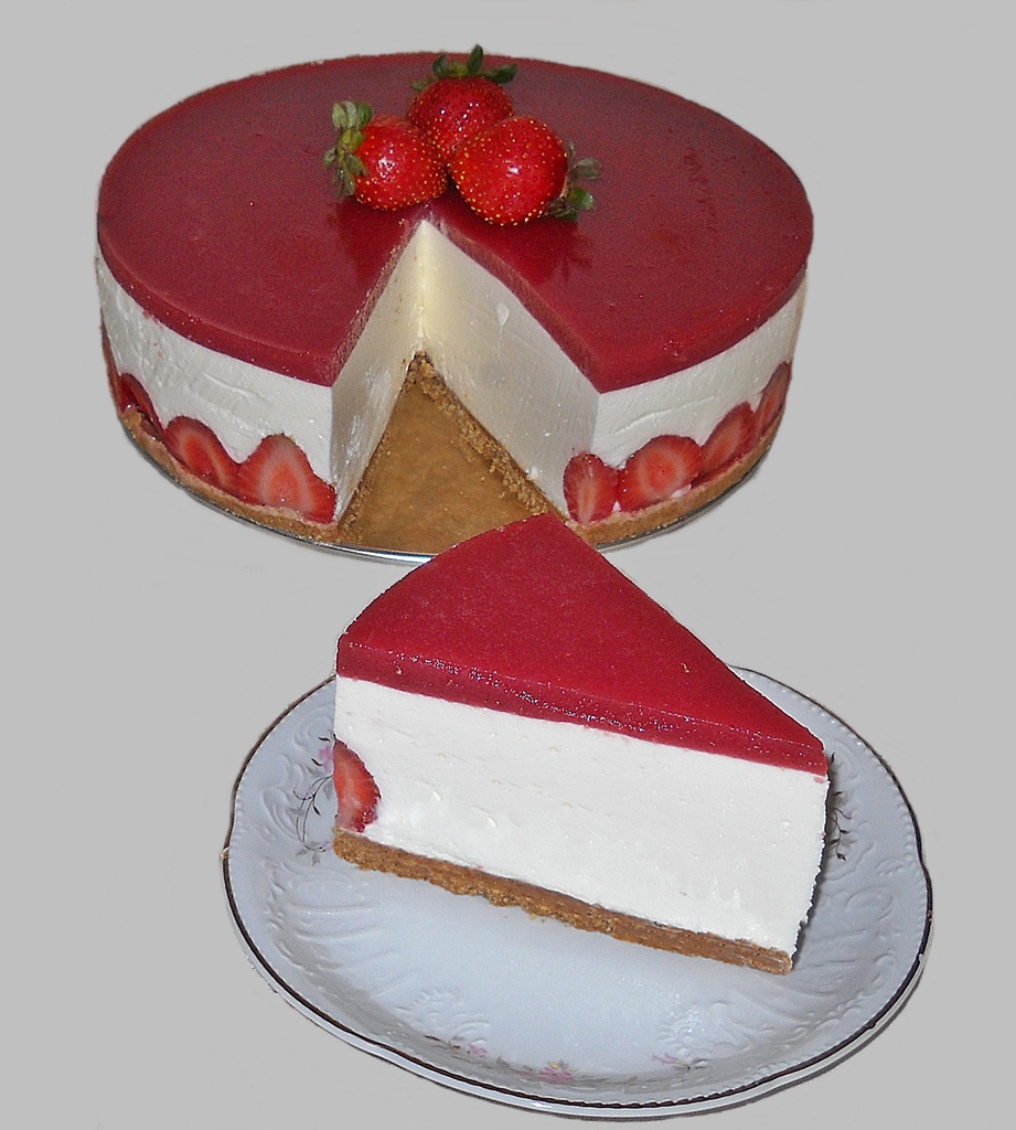 Cheesecake cu capsuni