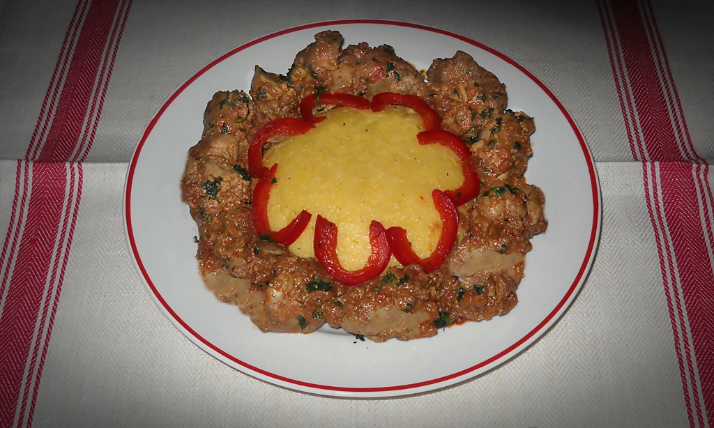 Tocanita de  ficatei de pui. Reteta simpla si delicioasa