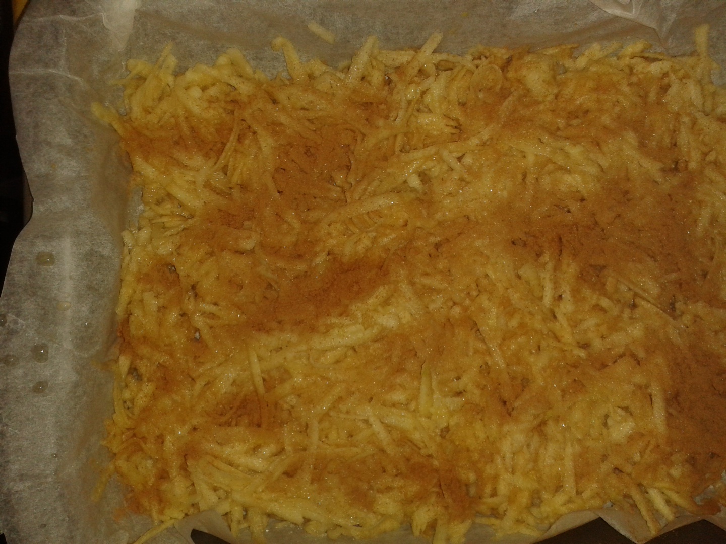 Prajitura cu mere si crema de vanilie