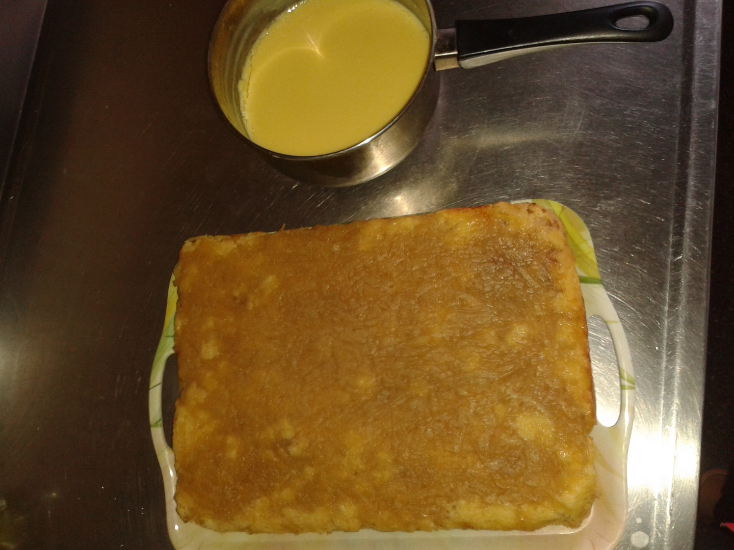 Prajitura cu mere si crema de vanilie