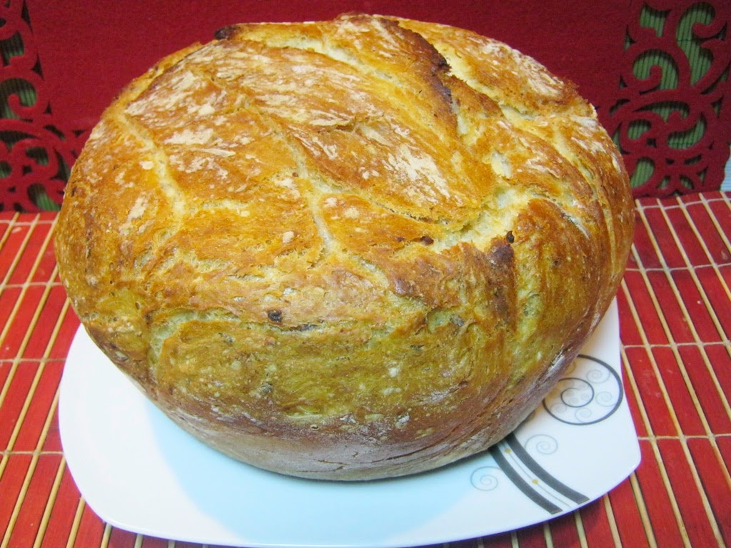 Paine de casa neframantata , cu cartofi