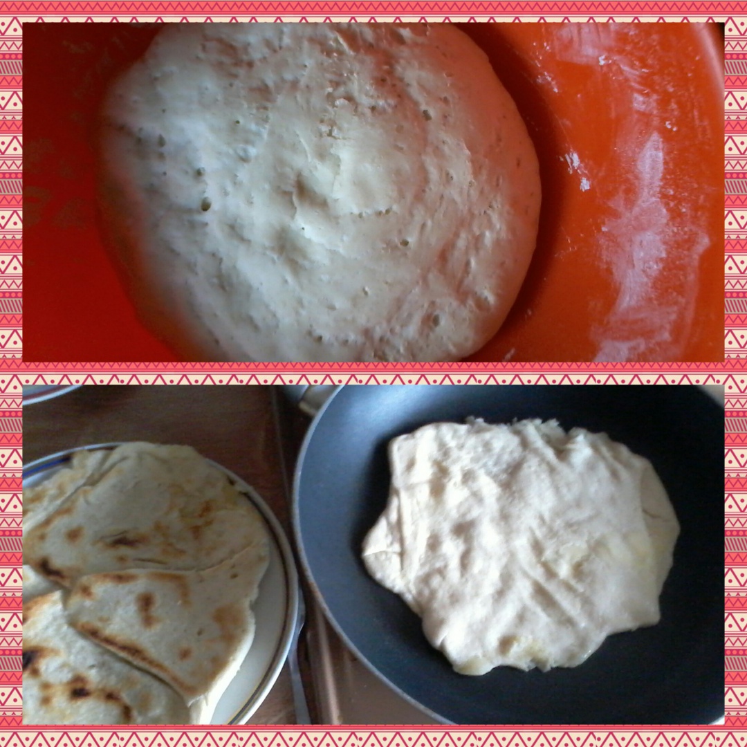 Langos umplut cu cartofi