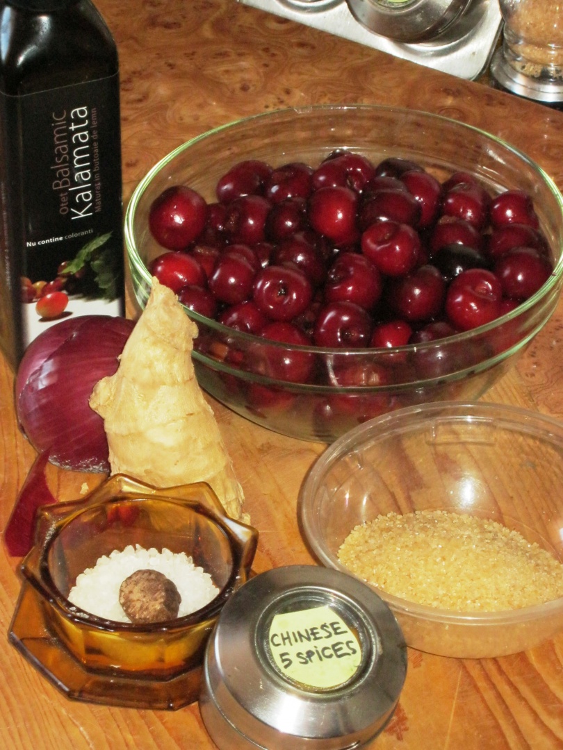 Piept de rata cu chutney de cirese