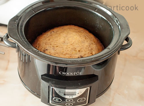 Chec cu banane la Slow Cooker