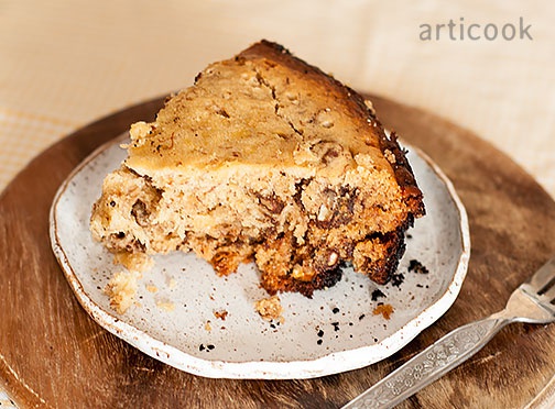 Chec cu banane la Slow Cooker