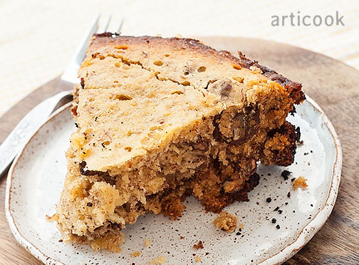 Chec cu banane la Slow Cooker