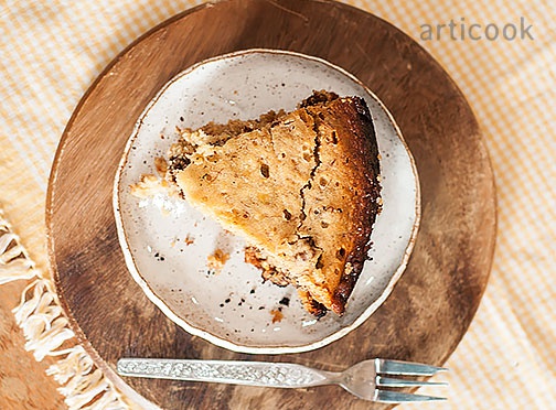 Chec cu banane la Slow Cooker