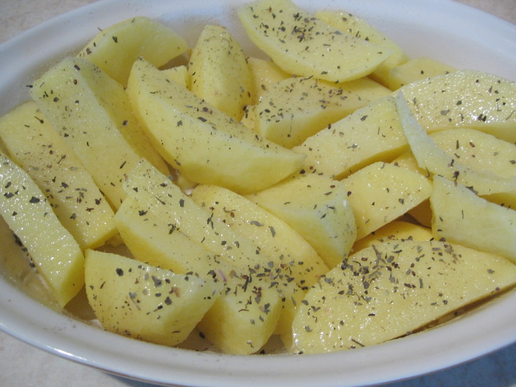 Omleta la cuptor, cu cartofi